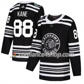 Adidas Maillot de Hockey Chicago Blackhawks Patrick Kane 88 2019 Winter Classic Noir Authentic - Homme